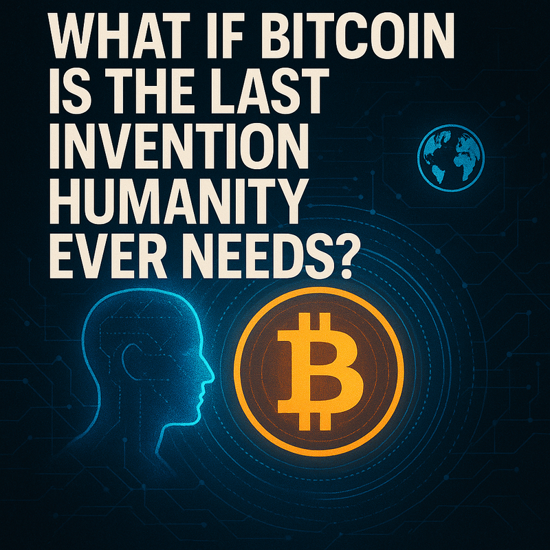 What if Bitcoin is the last invention humanity ever needs?