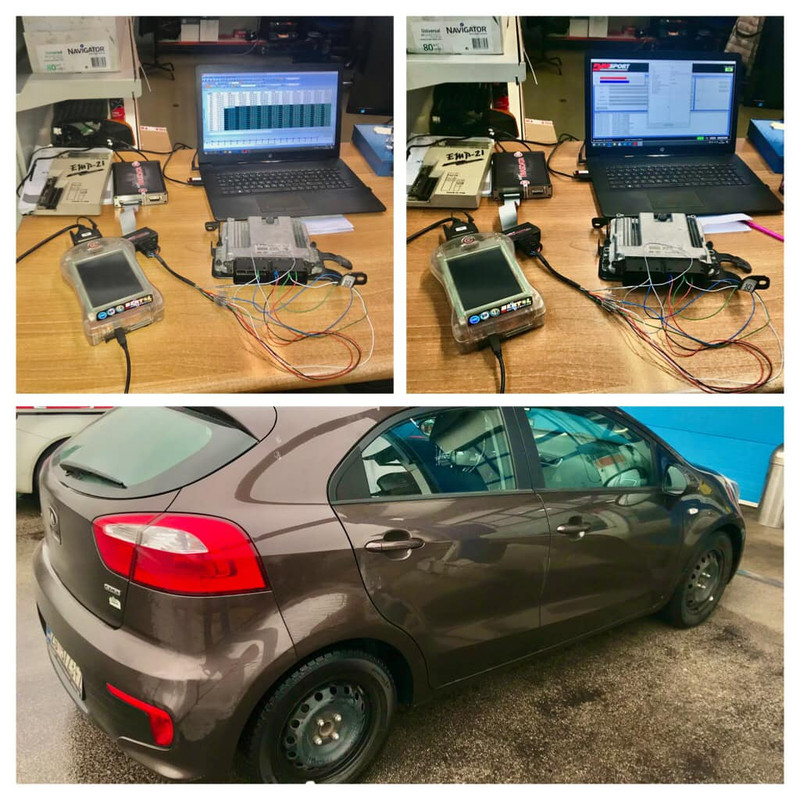 Kia Rio 1.4 crdi Chip  15%, EGR off