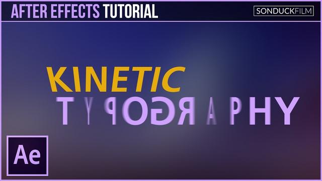 Typography Animation Tutorial in After Effects Typography Animation Tutorial in After Effects