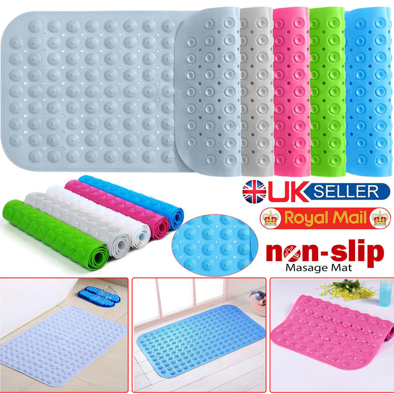 Large Strong Suction Anti Non Slip Bath Shower Mat Pvc Foot