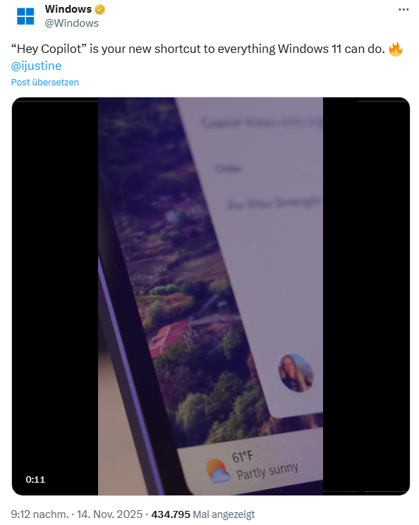 Windows 11 mit Copilot als Steuerzentrale