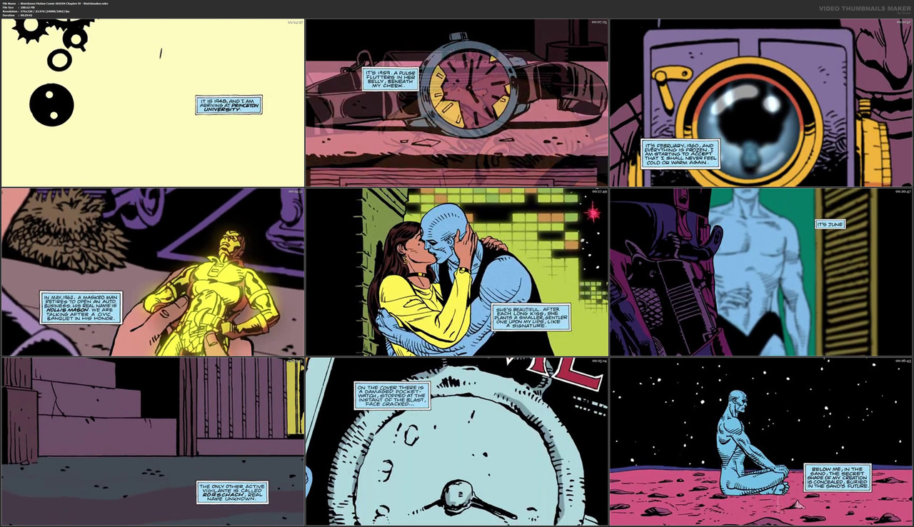 Watchmen Motion Comic S01E04 Chapter IV - Watchmaker.mkv