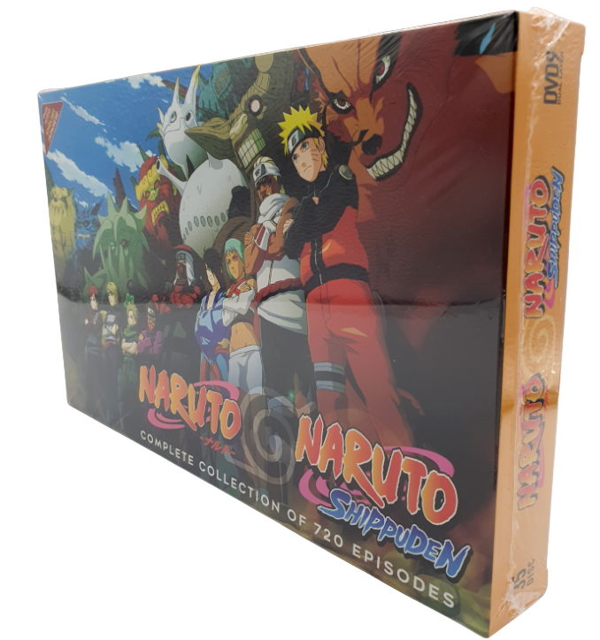 DVD Anime Naruto + Naruto Shippuden Complete Collection 720