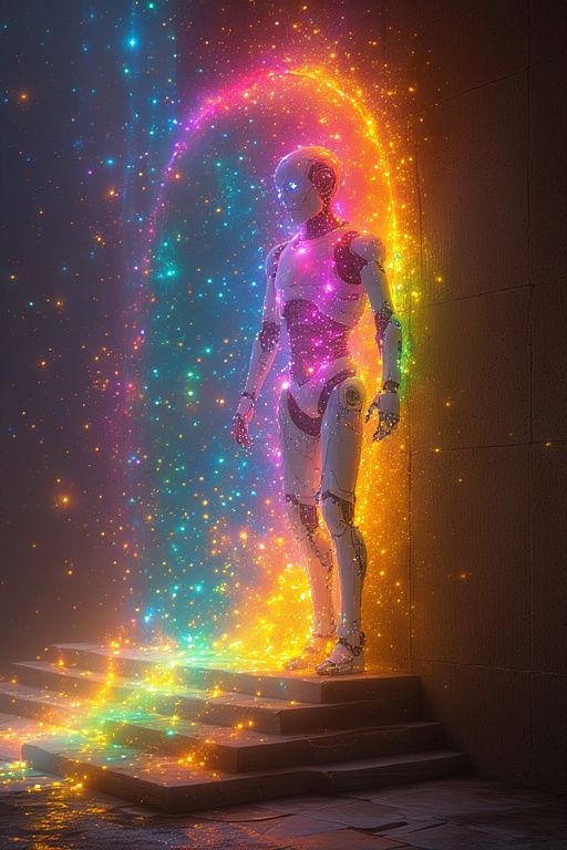 An-android-half-emerges-from-t-12