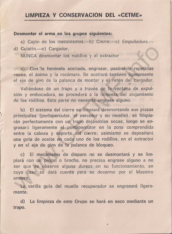 1964 - Regimiento de la Guardia de SE el Jefe del Estado y Generalisimo de los Ejercitos - Fusil de Asalto CETME MODELO C 1964-Rgto-Guardia-SE-Jefe-Edo-y-Generalisimo-FUSA-CETME-C-Marca-De-Aguajpg-Page9