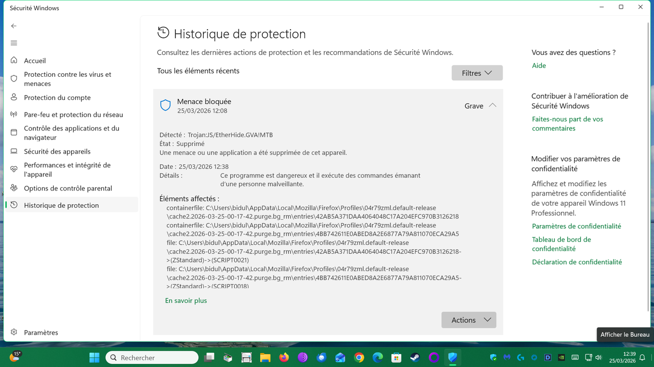 TROJAN DU 25 MARS 2026