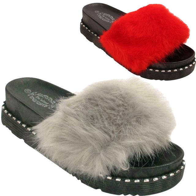 new products los angeles hot products Womens Ladies Faux Fur Furry Slip On Platform Wedge Heel Casual ... new products los angeles hot products Womens Ladies Faux Fur Furry Slip On Platform Wedge Heel Casual ...