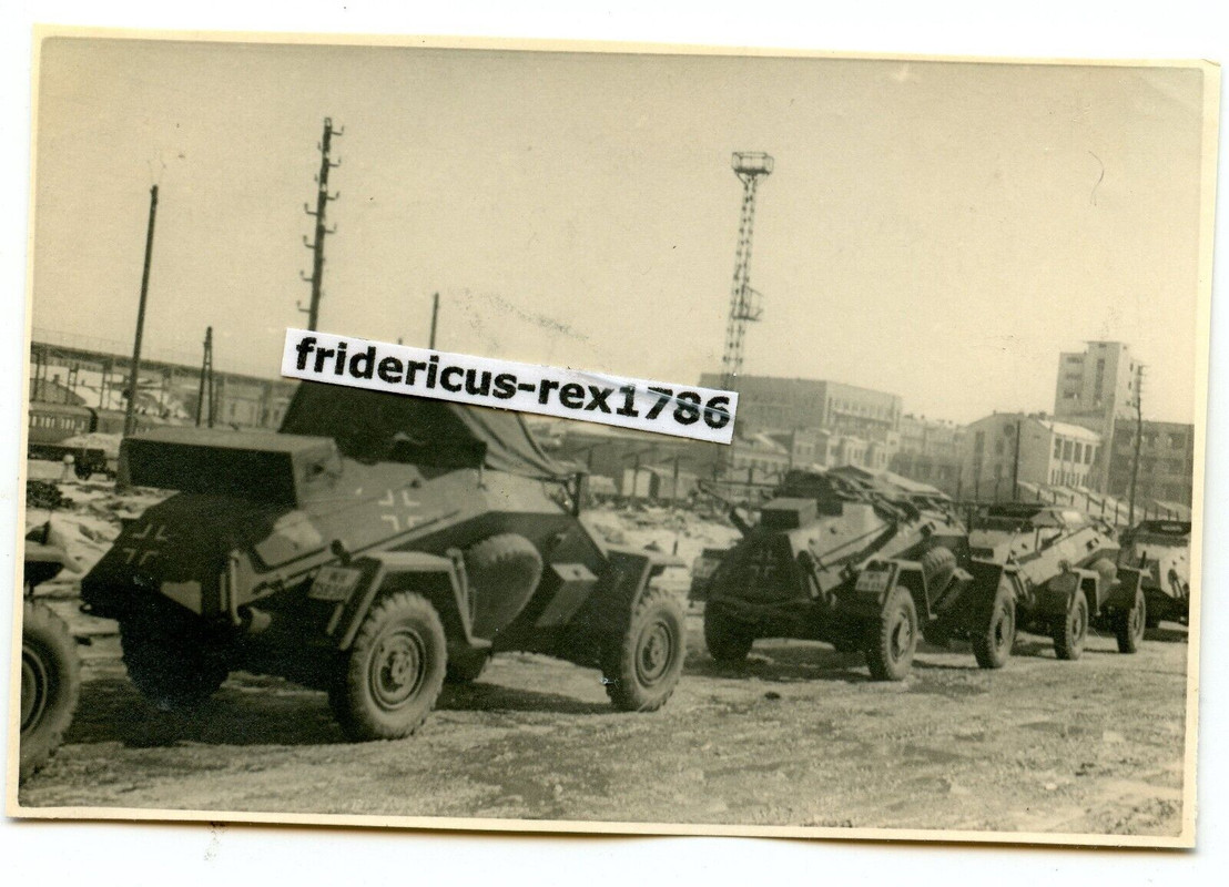 G65 Foto 1.Pz SpKp Ostfront Kampfraum Charkow HKL43 Panzerspähwagen Sd.Kfz. 222