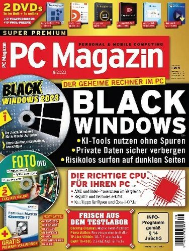 Cover: Pc Magazin August No 08 2023