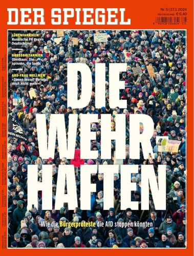 Cover: Der Spiegel Nachrichtenmagazin No 05 vom 27  Januar 2024