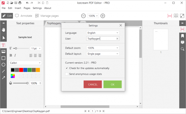 Icecream PDF Editor Pro 2.63 Free Download 1