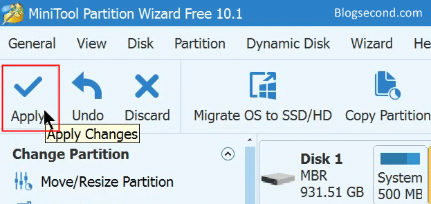 Menambah Kapasitas Drive C Menggunakan MiniTool Partition