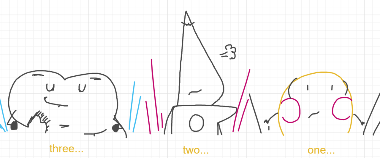 A panel from The Prime Number Few, episode eight of the Board Boards object show by Furretwalk/WalkingFurret.