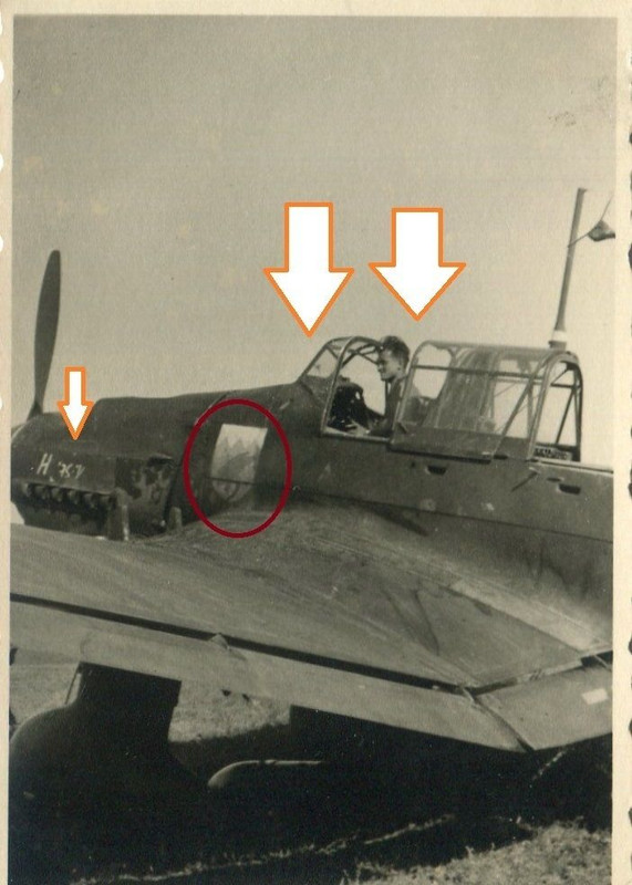 Foto WW II Sturzkampfgeschwader 9St G 77 Wüste A