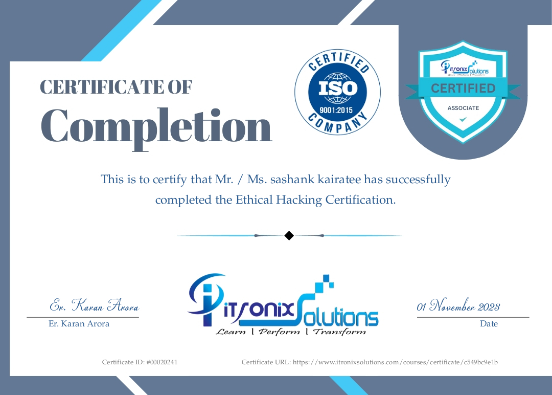 Ethical Hacking Certification