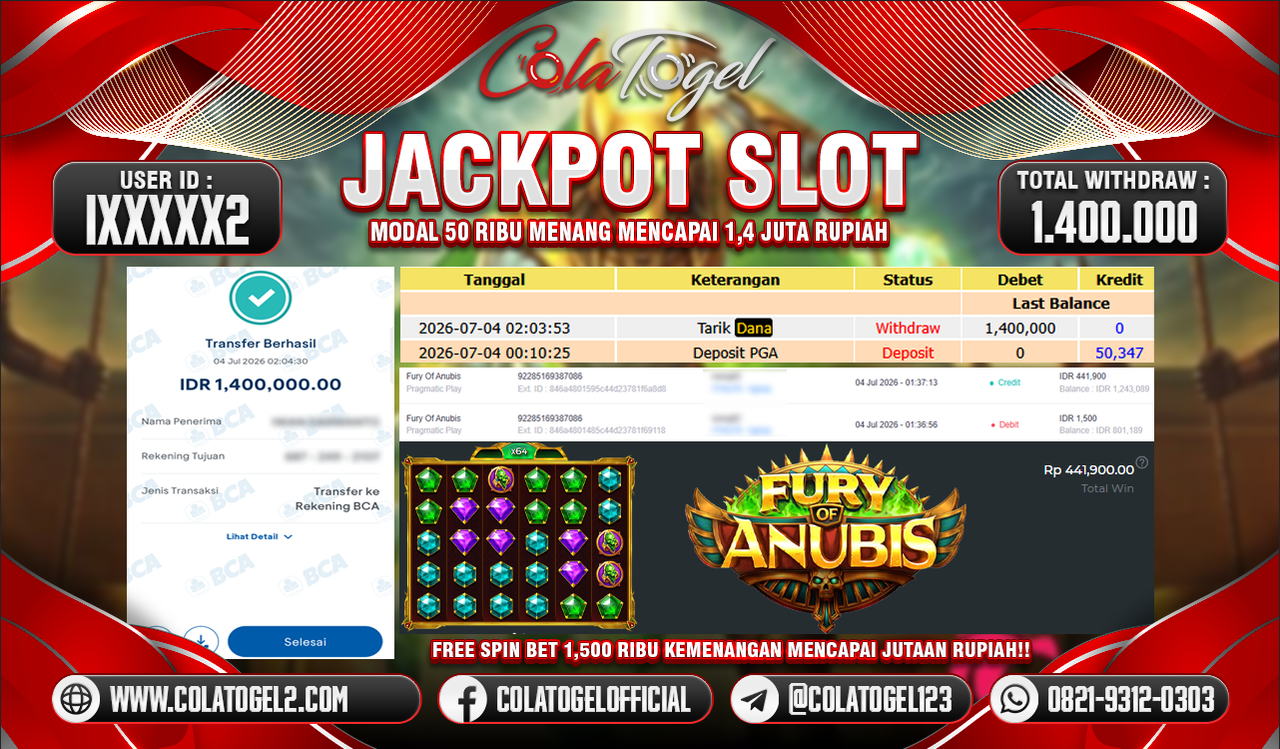 JACKPOT SLOT GACOR!!