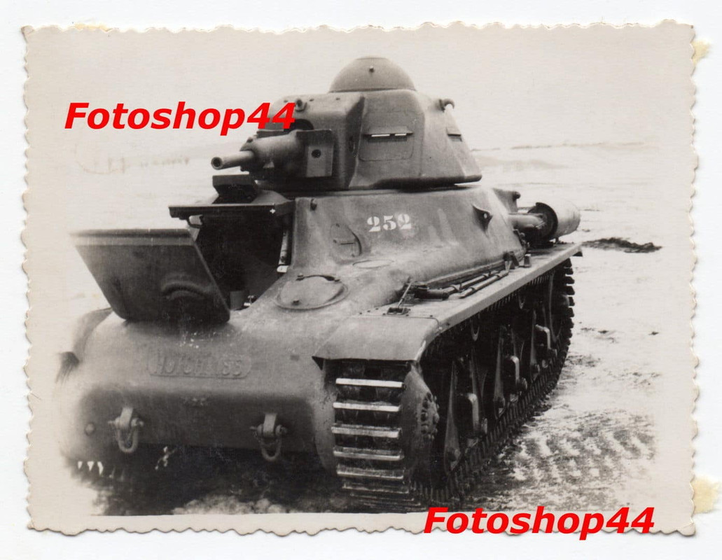 Französischer Beute - Panzer Hotchkiss H-35