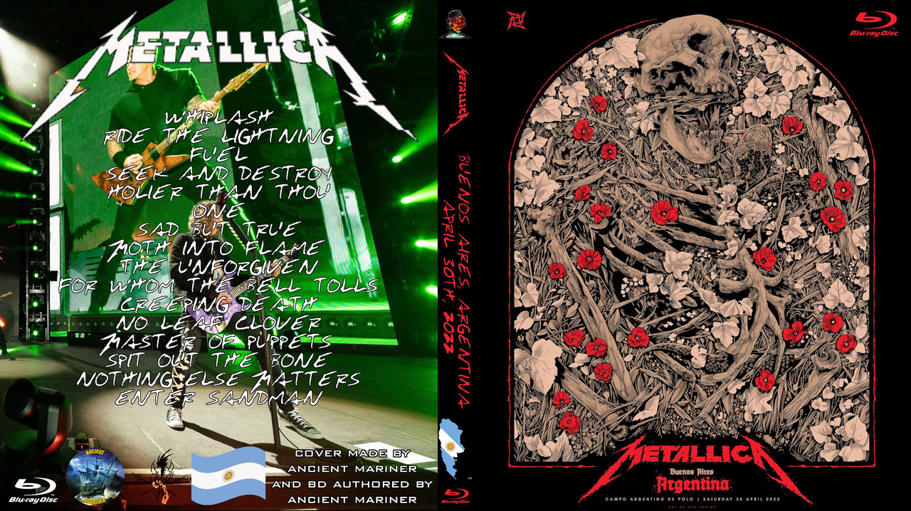 Metallica (2022-04-30) Buenos Aires, Argentina - BD Artwork