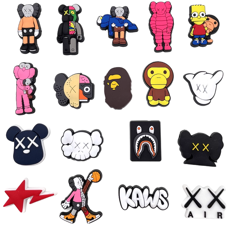 Kaws crocs jbbitz