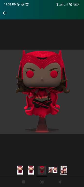 Amazon: Bruja escarlata Wanda visión Marvel
