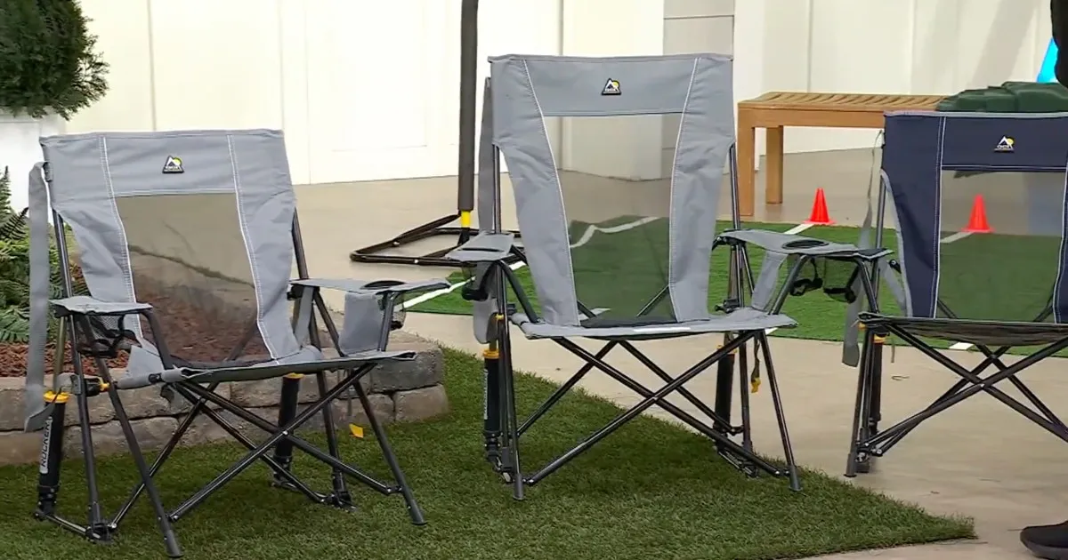 Relax in Style: GCI Outdoor Elite Tall Portable Rocking Chair for Relax in Style: GCI Outdoor Elite Tall Portable Rocking Chair for