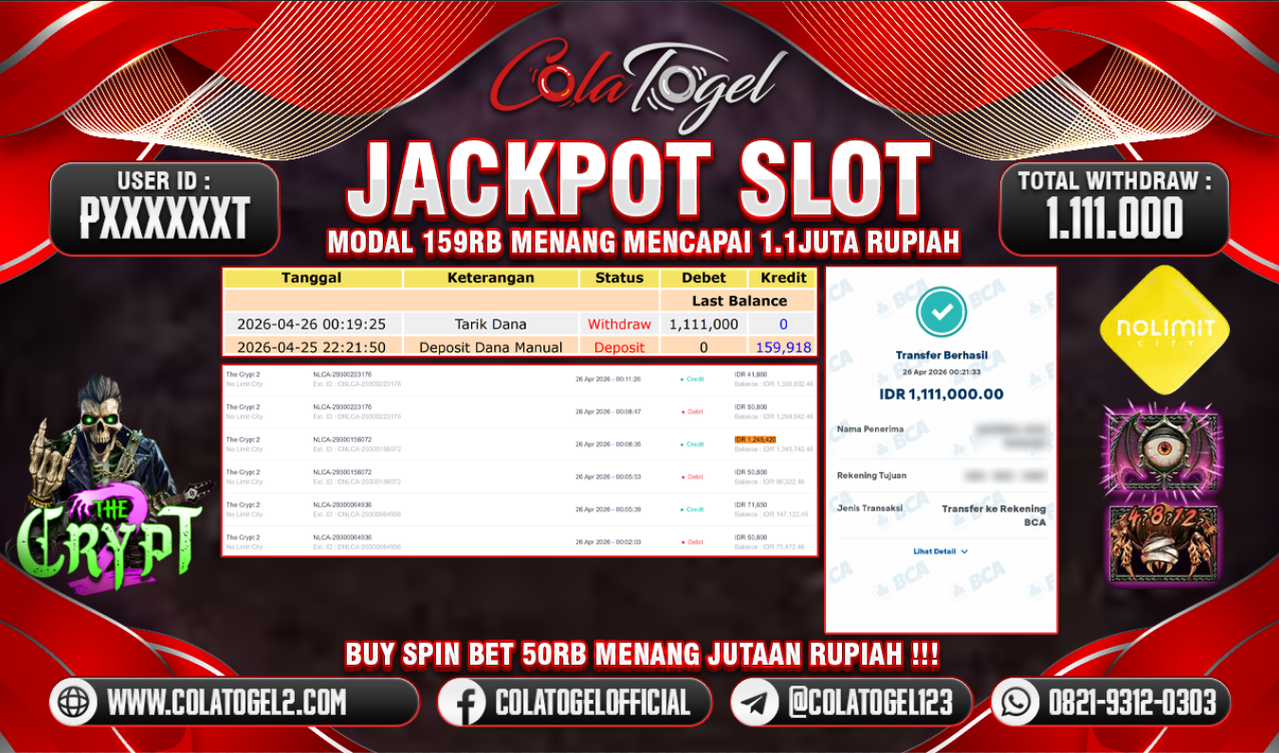 JACKPOT SLOT GACOR!!
