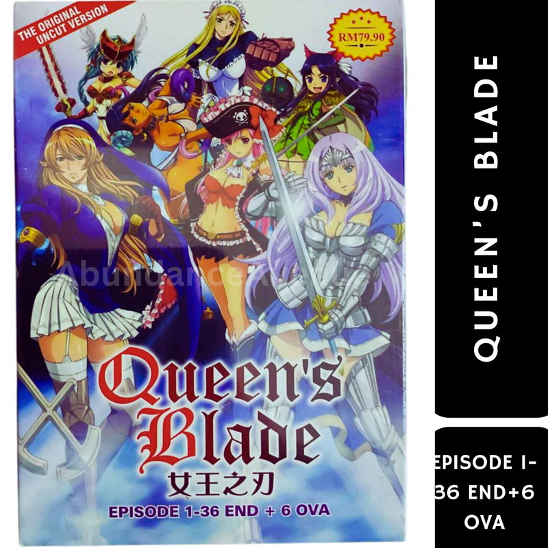 DVD Anime Queen's Blade (1-36 End + 6 OVA) UNCUT English Dubbed | eBay