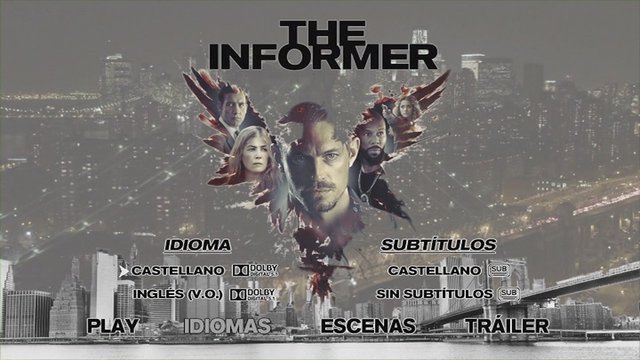 2 - The Informer [2019] [DVD9Full] [Pal] [Cast/Ing] [Sub:Cast] [Drama]