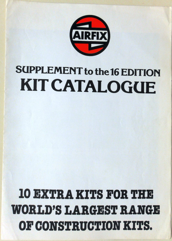 Airfix 16th Catalogue Supplement 1979