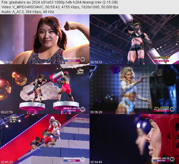 [Multi] Gladiators AU 2024 S01E03 1080p HDTV H264FERENGI WAREZV3