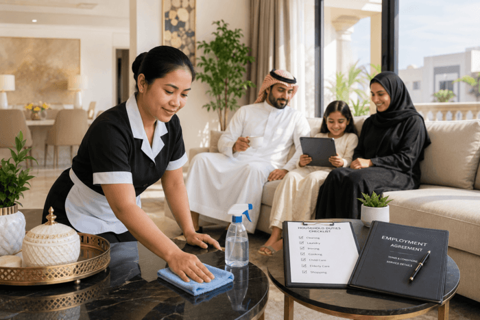 maid in Saudi house