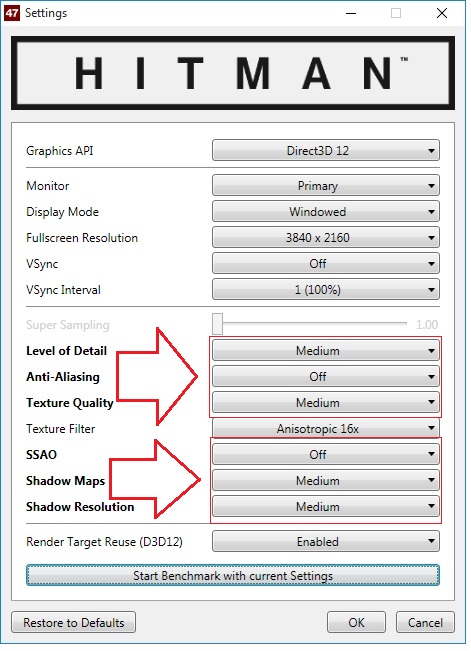 4K Fury Vram Optimization