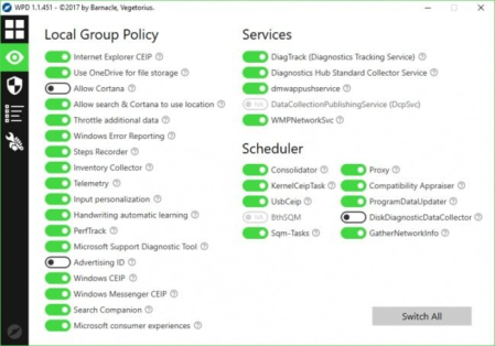 WPD (Windows Privacy Dashboard) 1.5.2042 RC 1 Multilingual WPD (Windows Privacy Dashboard) 1.5.2042 RC 1 Multilingual