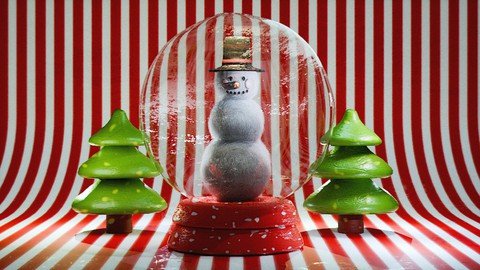 Create Realistic Holiday Terrarium In 3D Blender