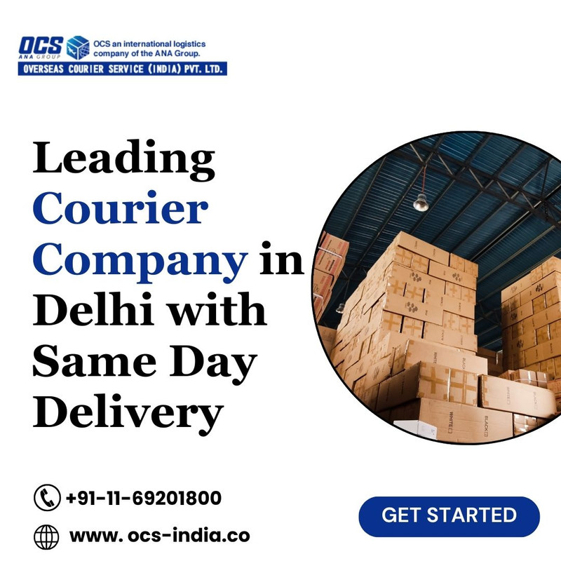 Leading Courier Company in Delhi with Same Day Delivery