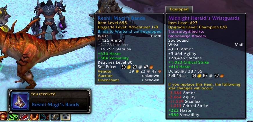 Cloth drop from Chowdar on Hunter