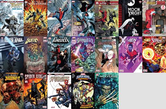 Marvel Comics - Week 310 (October 24, 2018)