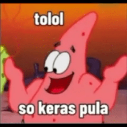 Stiker Patrick 3