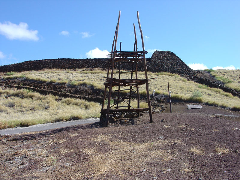 Puʻukoholā Heiau above Kawaihae Harbor on the Kohala Coast