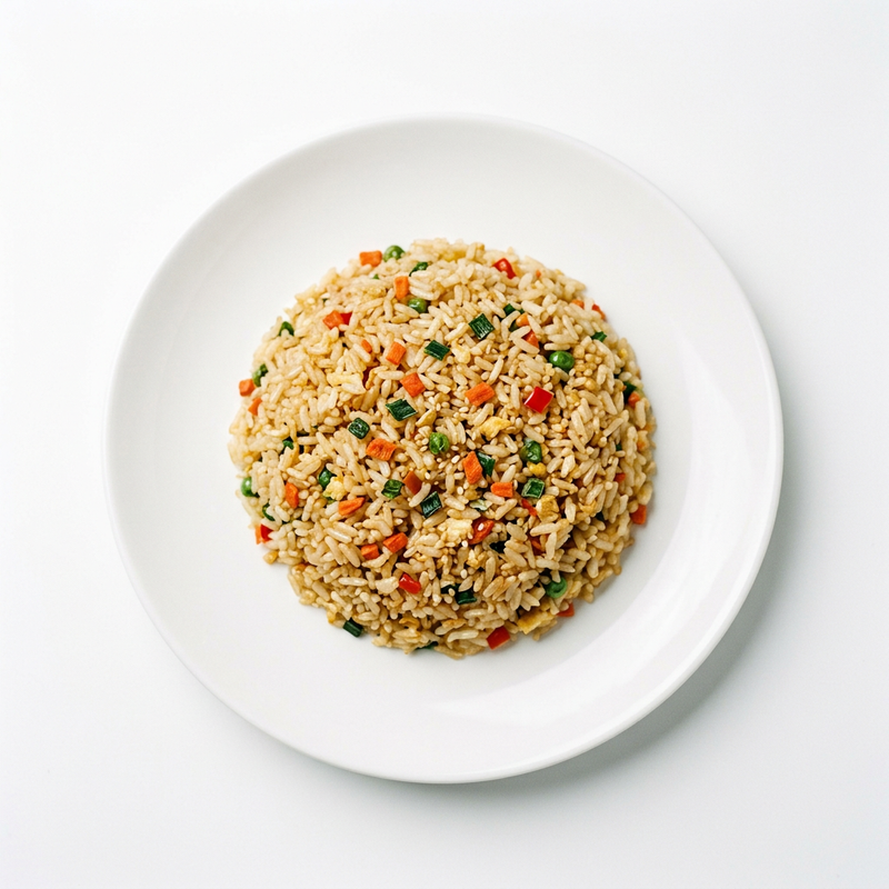 Arroz Frito Con Verdura Seca
