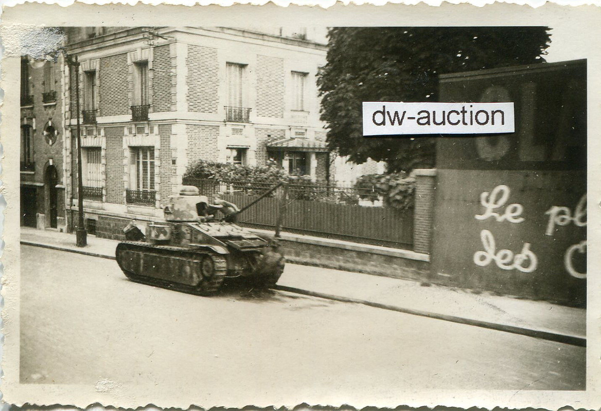 Frankreich , erbeuteter französischer Panzer