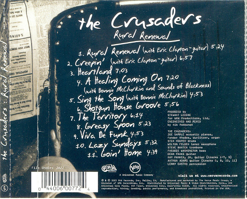 The Crusaders - Rural Renewal (2003) Lossless+MP3 The Crusaders - Rural Renewal (2003) Lossless+MP3