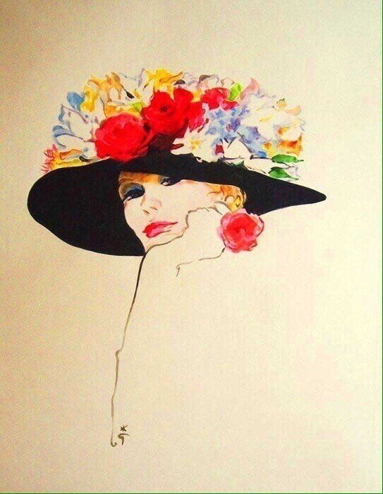 1679451176_papik-pro-p-devushka-v-shlyapke-s-tsvetami-kartina-27