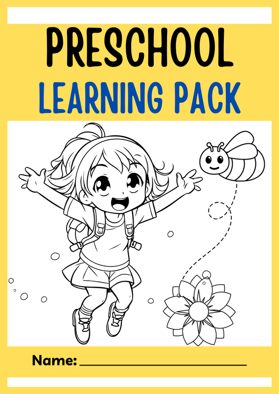 Ultimate Preschool Learning Pack: Printable Activity & Worksheets E-Book