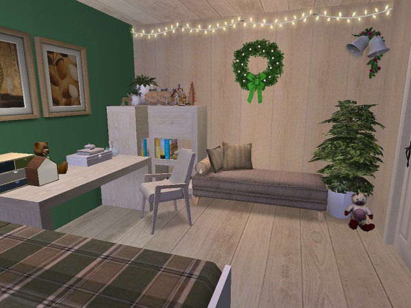 Hellohello: Domy - Stránka 4 Christmas-Chalet-interior-78