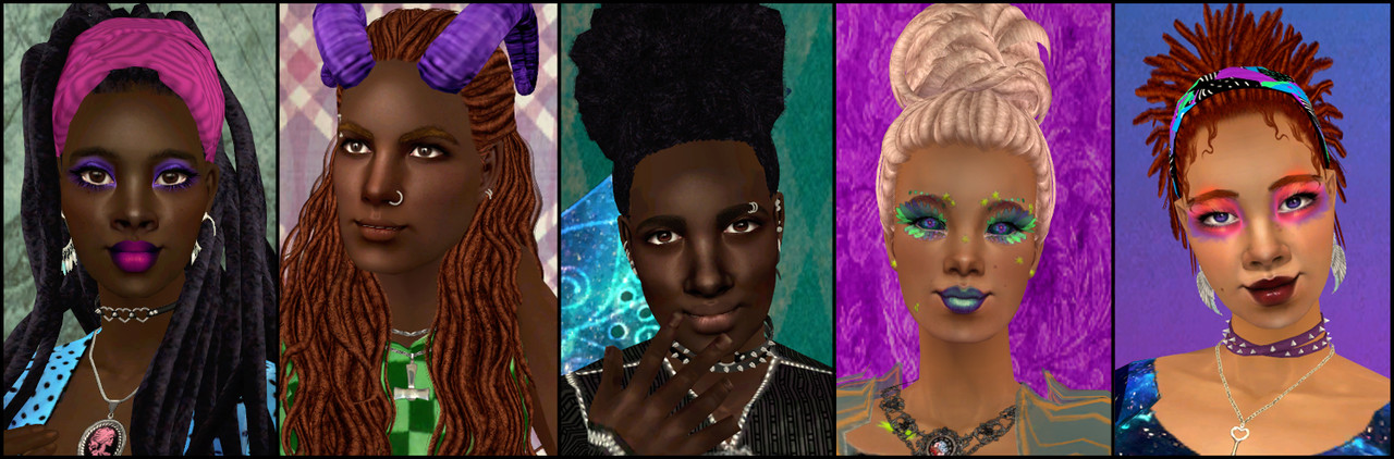 Dreads band hair default preview