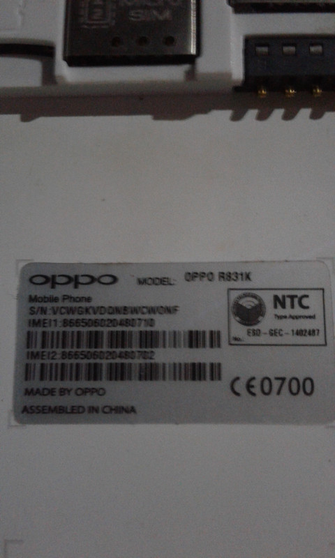 oppo r831k