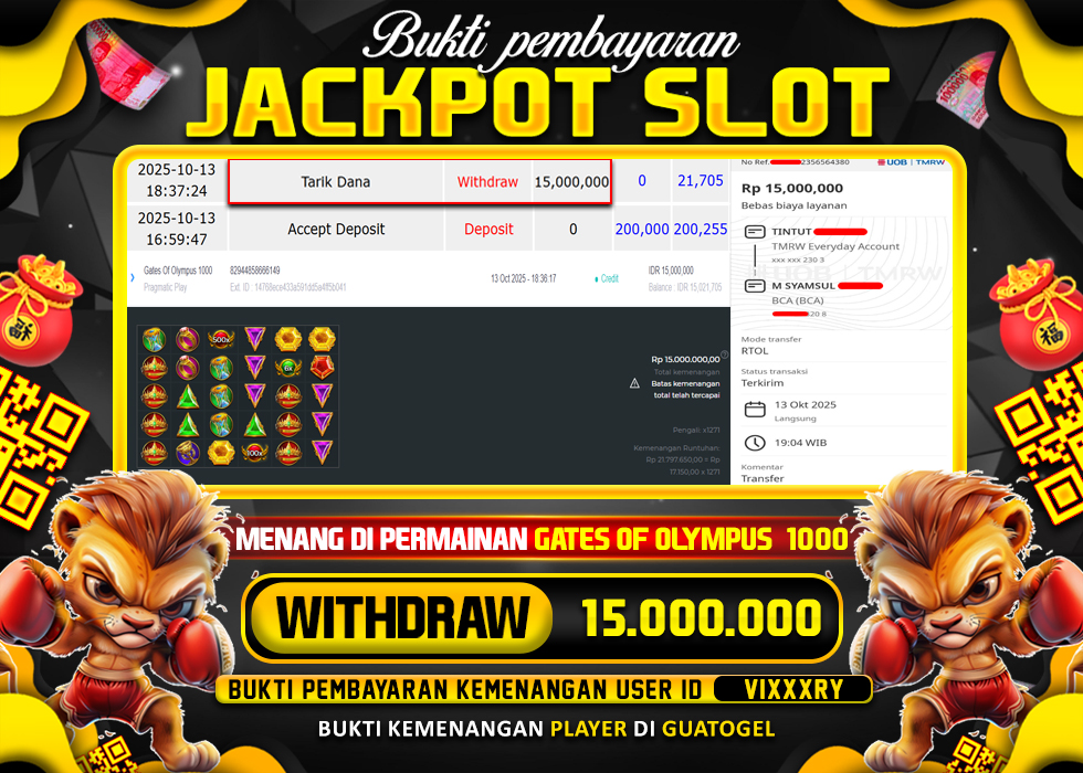 BUKTI JACKPOT LUNAS GUATOGEL