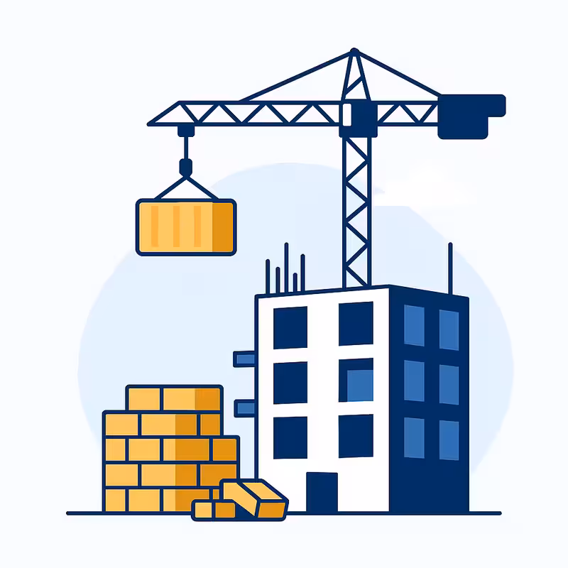 Иллюстрация стройки