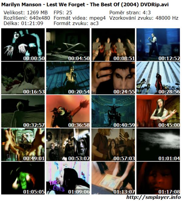 Marilyn Manson - Lest We Forget - The Best Of (2004)